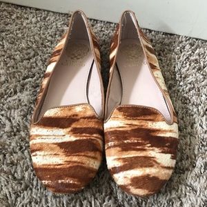 Vince Camuto calf hair flats 6